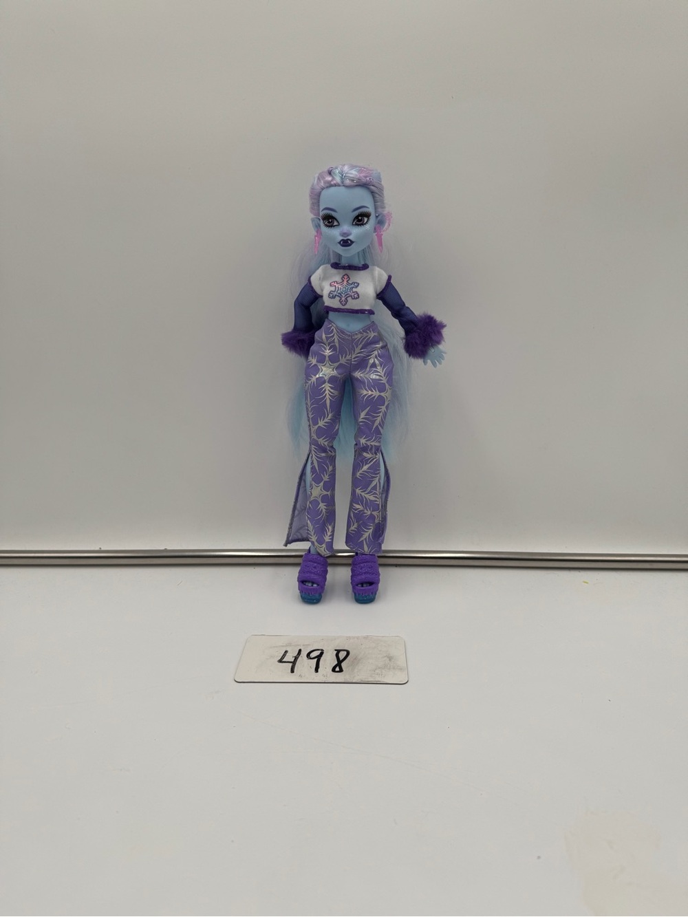 Rare Monster High Abbey Bominable Doll Purple Snowflake Outfit 10 Inch